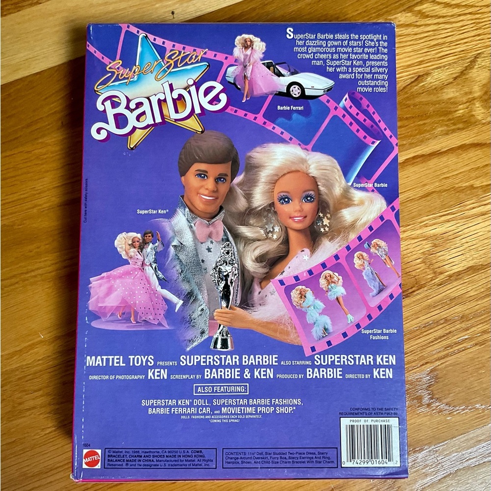 Super Star Barbie 1988 - Picture 2 of 7
